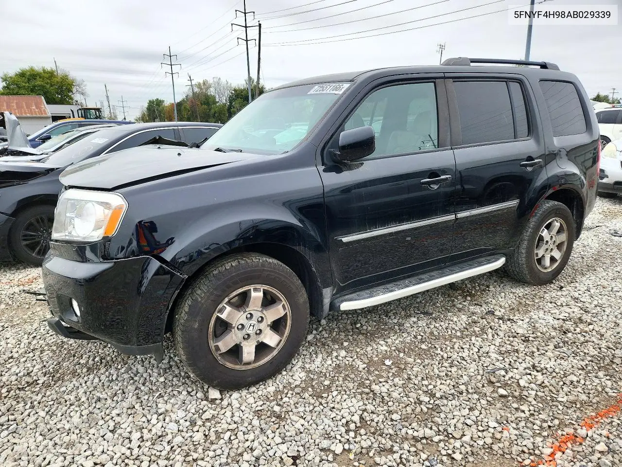 HONDA PILOT 2010, VIN 5FNYF4H98AB029339