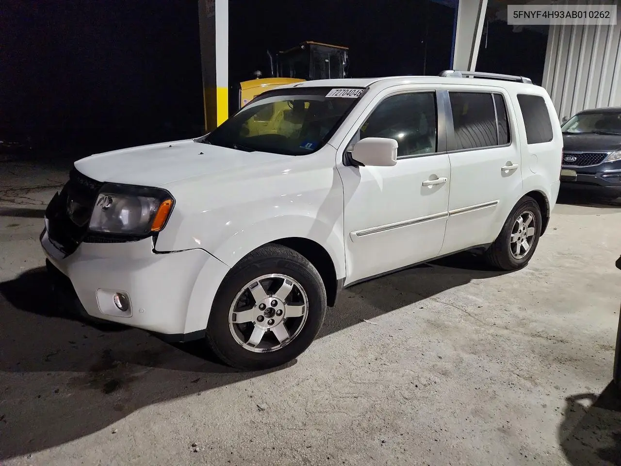 HONDA PILOT 2010, VIN 5FNYF4H93AB010262