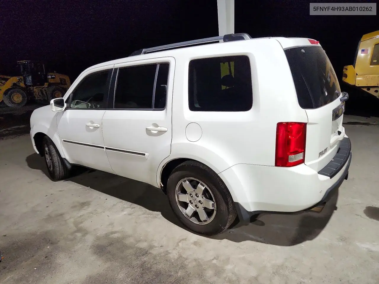 2010 HONDA PILOT VIN 5FNYF4H93AB010262 — фото 2