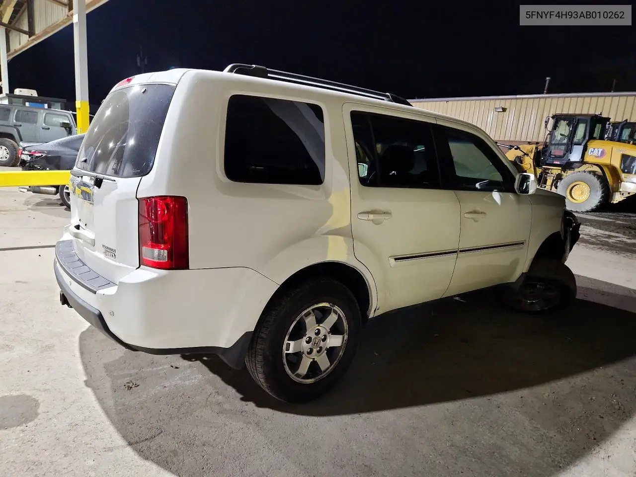 2010 HONDA PILOT VIN 5FNYF4H93AB010262 — фото 3