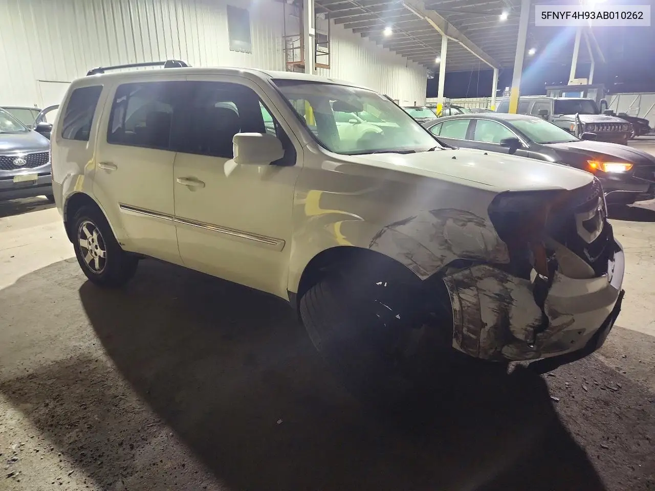 2010 HONDA PILOT VIN 5FNYF4H93AB010262 — фото 4
