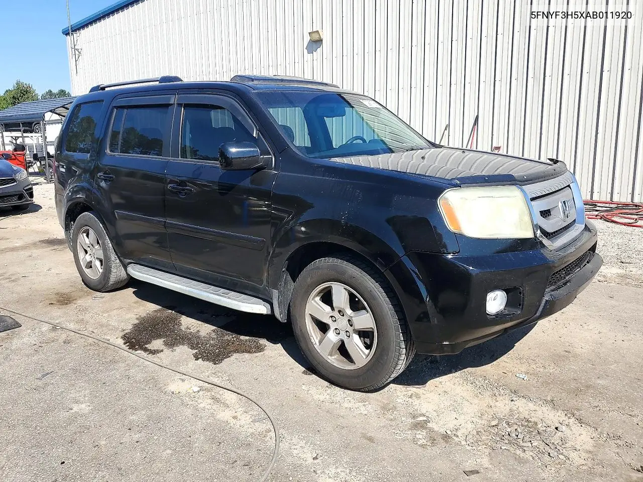 2010 HONDA PILOT VIN 5FNYF3H5XAB011920 — фото 4