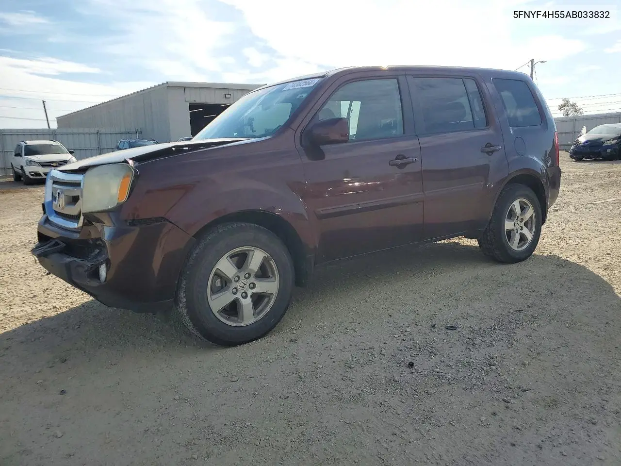 HONDA PILOT 2010, VIN 5FNYF4H55AB033832