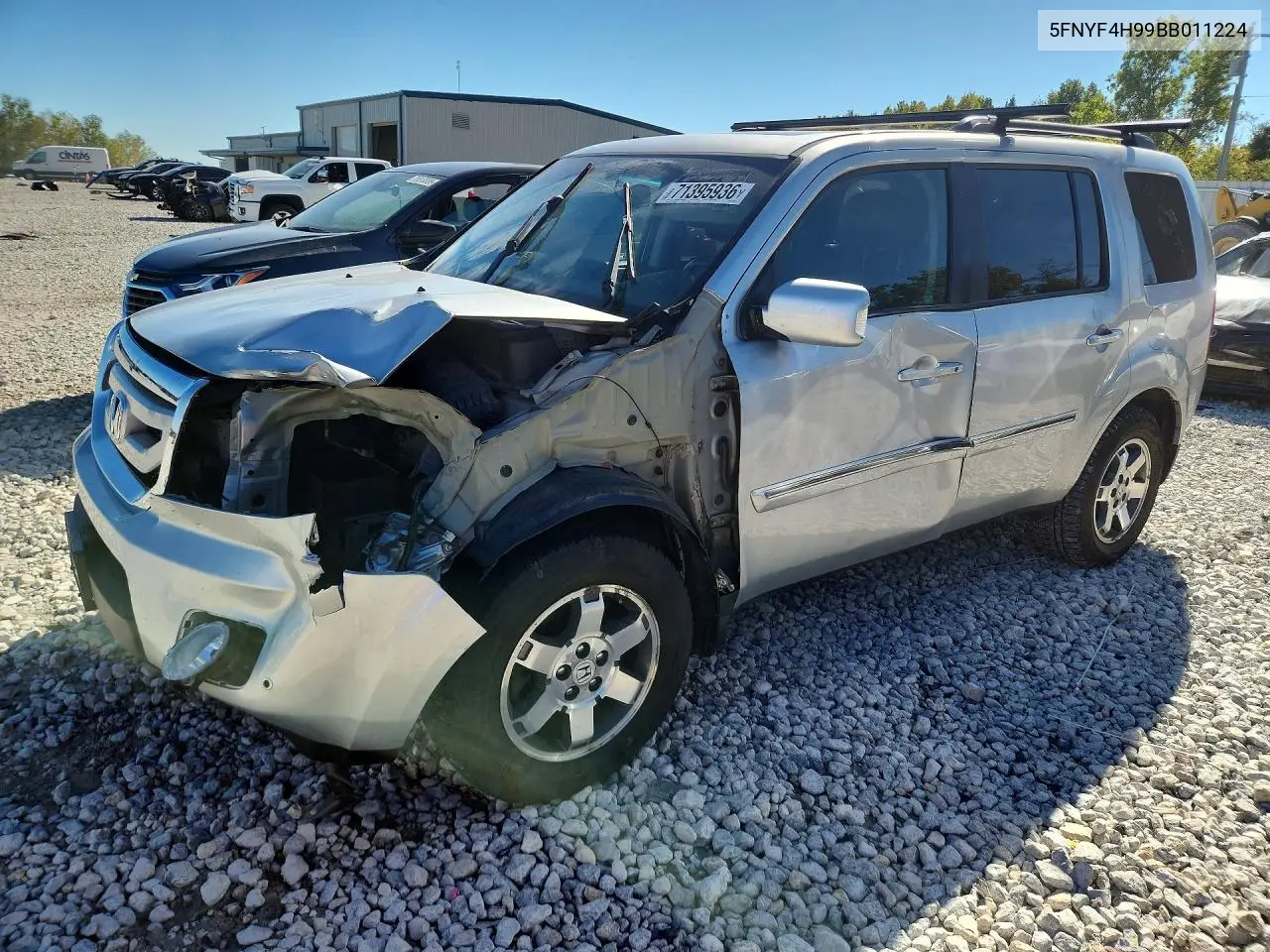 HONDA PILOT 2011, VIN 5FNYF4H99BB011224