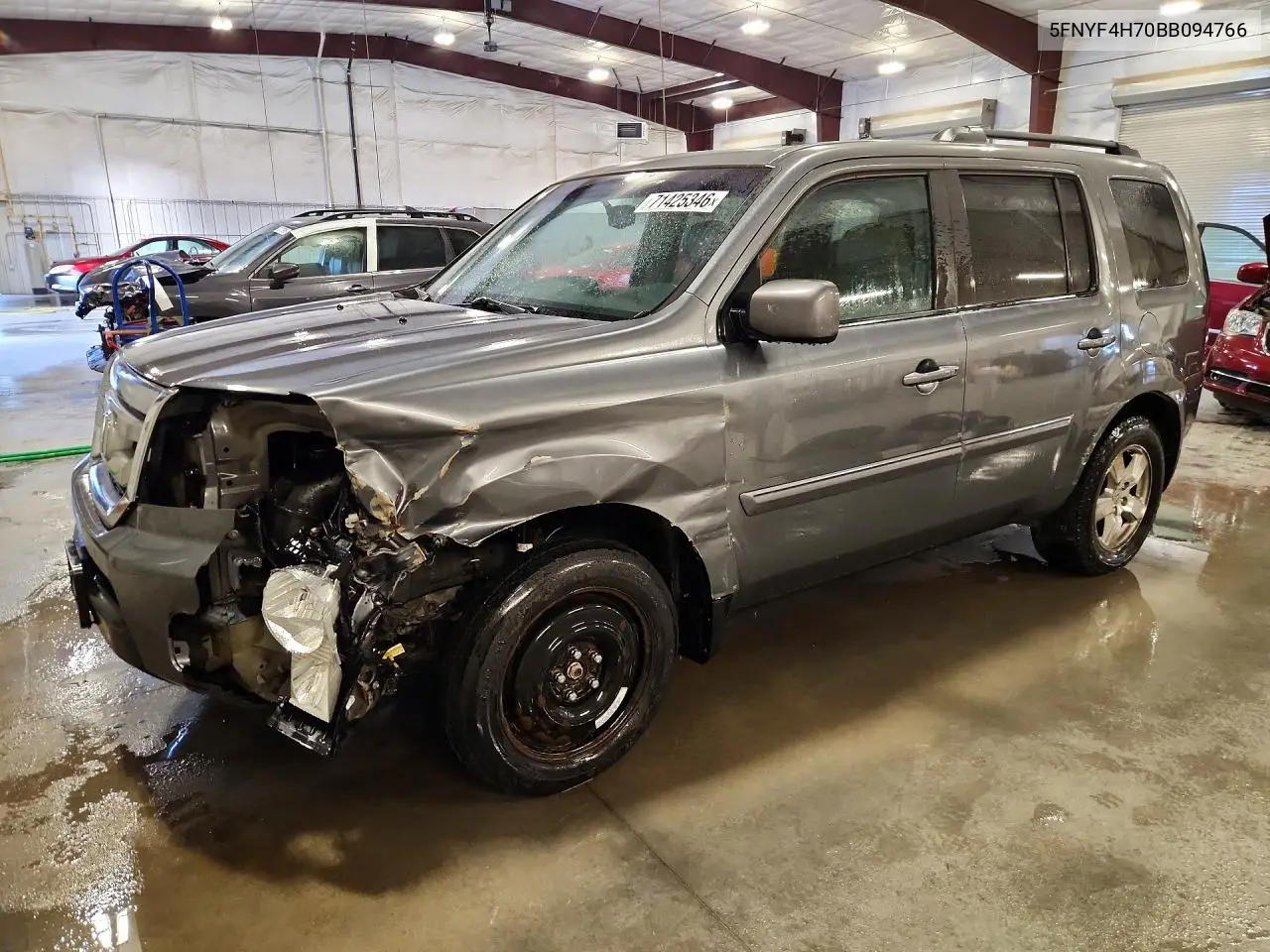 HONDA PILOT 2011, VIN 5FNYF4H70BB094766