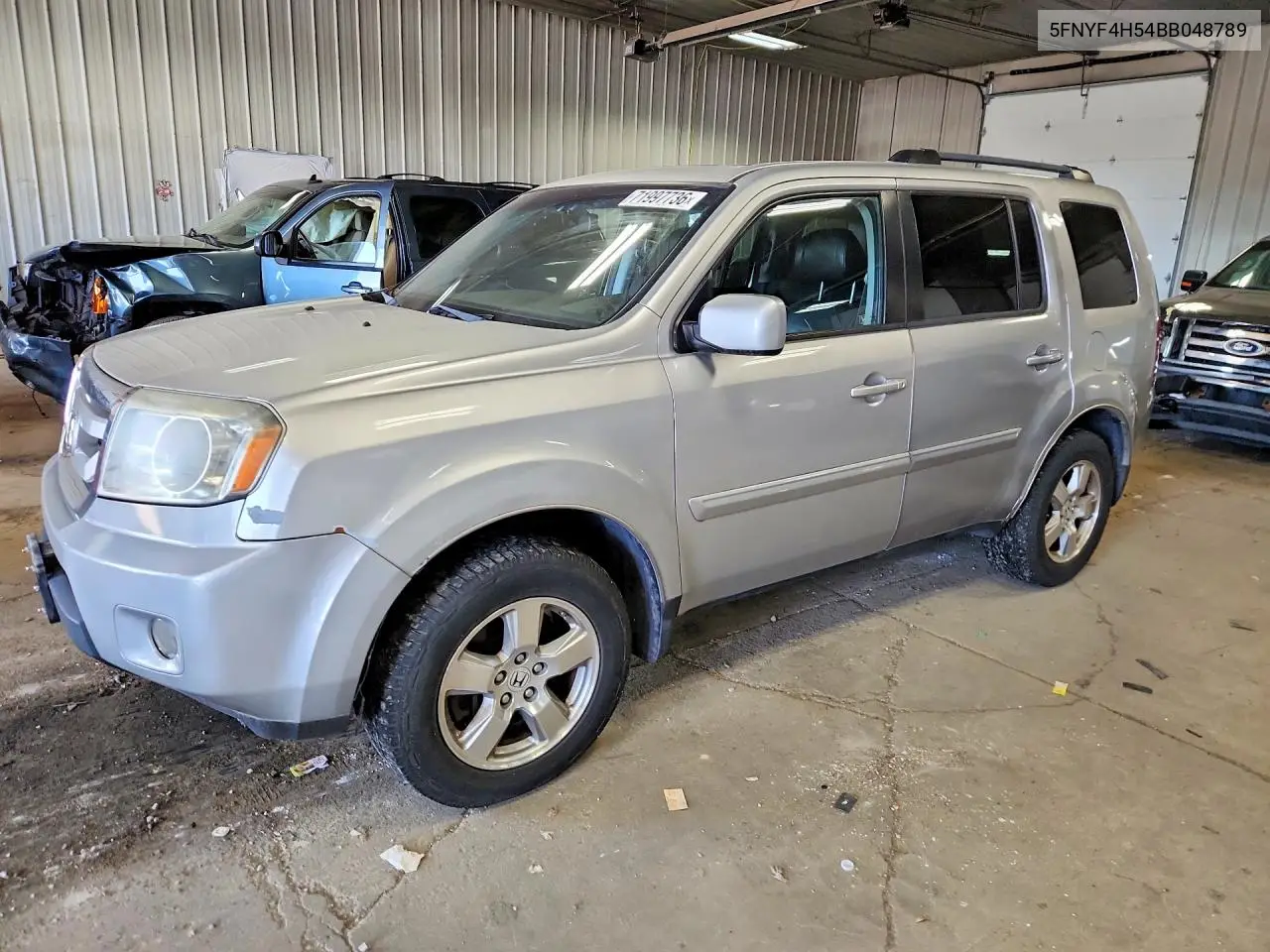 HONDA PILOT 2011, VIN 5FNYF4H54BB048789