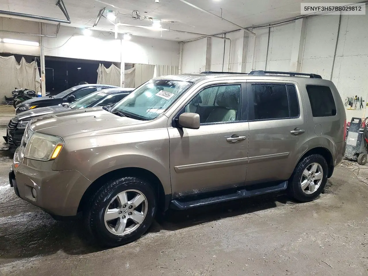 HONDA PILOT 2011, VIN 5FNYF3H57BB029812