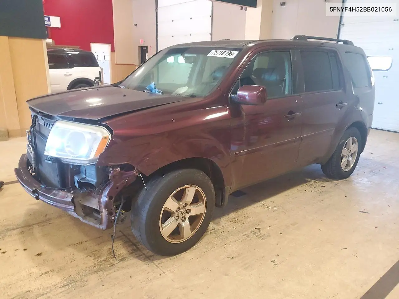 HONDA PILOT 2011, VIN 5FNYF4H52BB021056