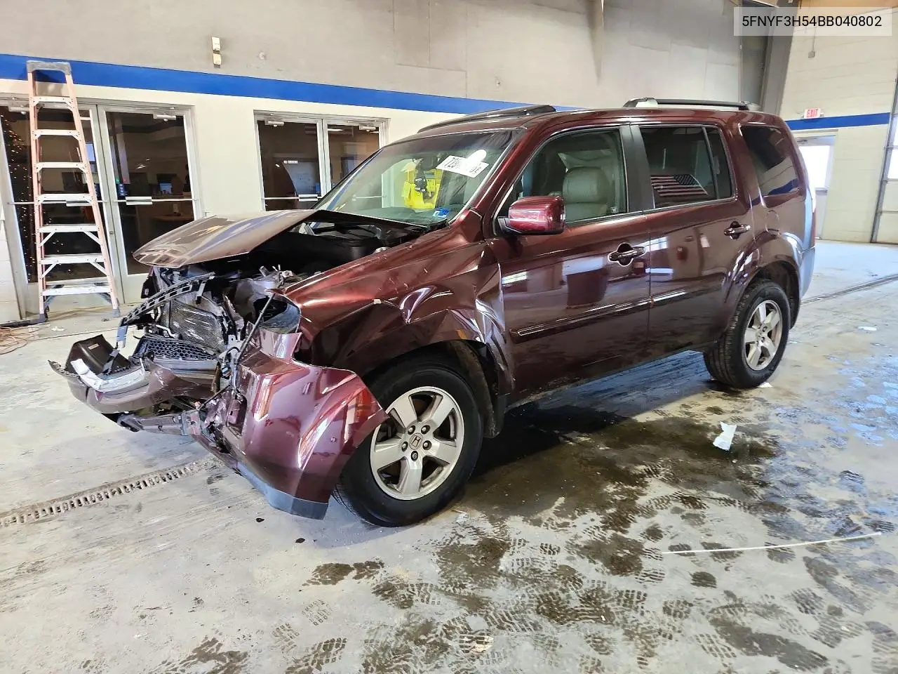HONDA PILOT 2011, VIN 5FNYF3H54BB040802