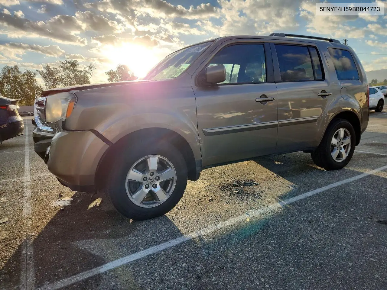 HONDA PILOT 2011, VIN 5FNYF4H59BB044723
