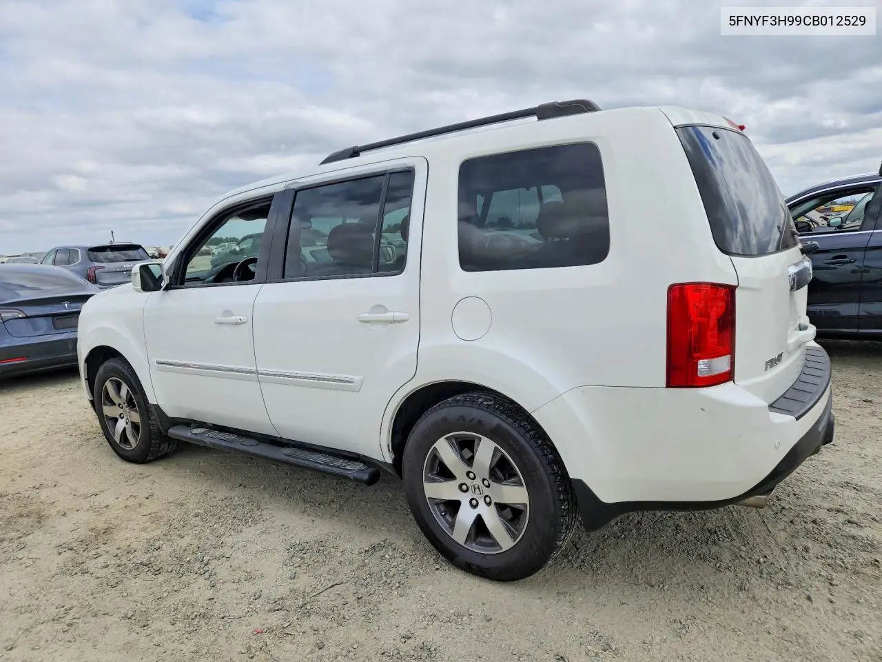2012 HONDA PILOT VIN 5FNYF3H99CB012529 — фото 2