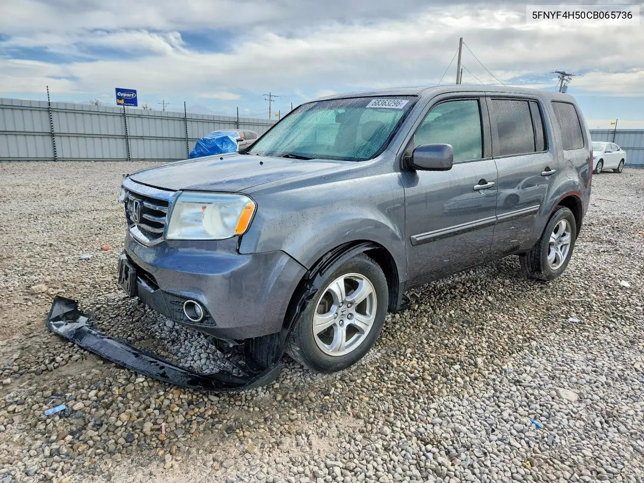 HONDA PILOT 2012, VIN 5FNYF4H50CB065736