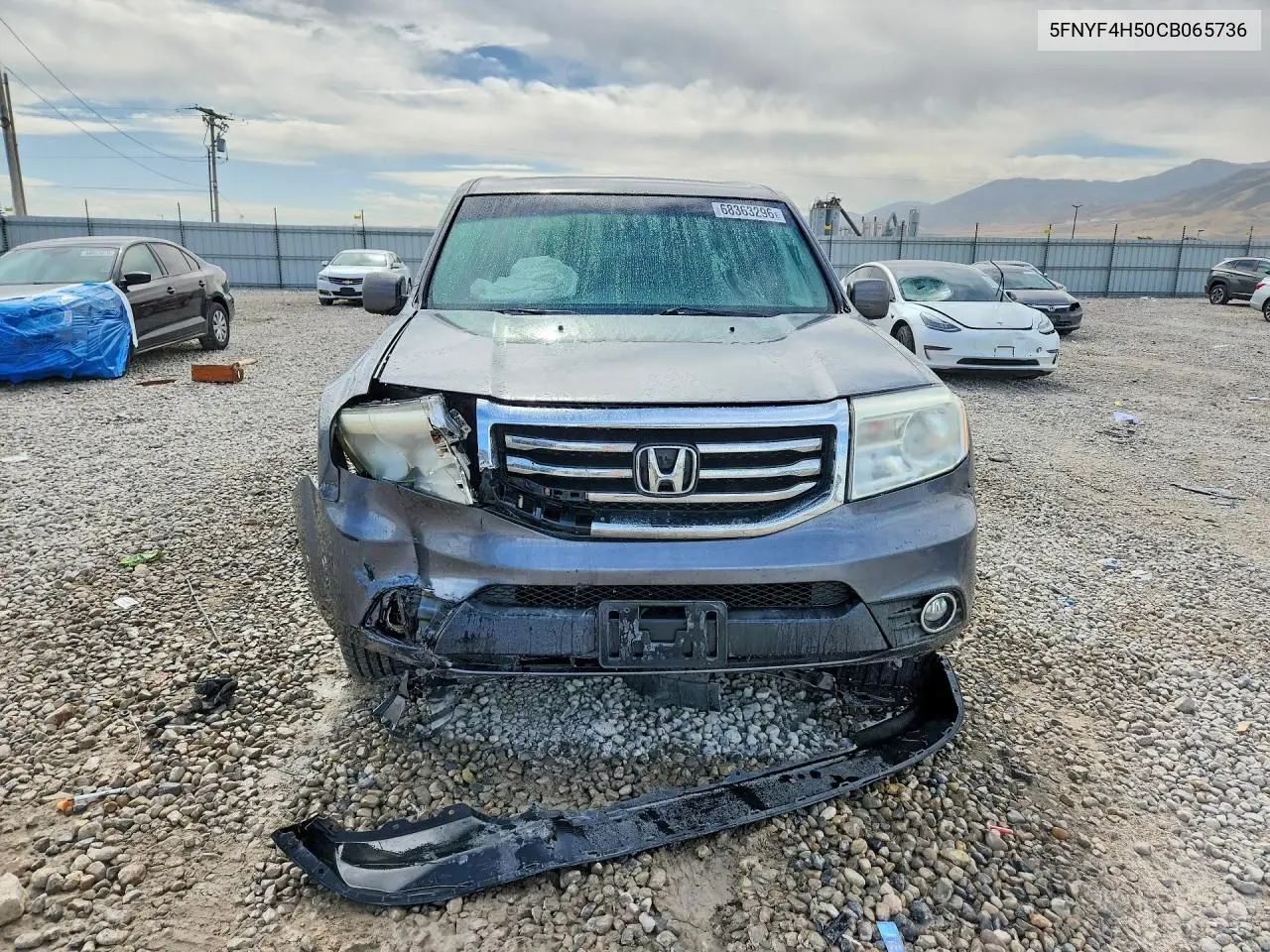 2012 HONDA PILOT VIN 5FNYF4H50CB065736 — фото 5