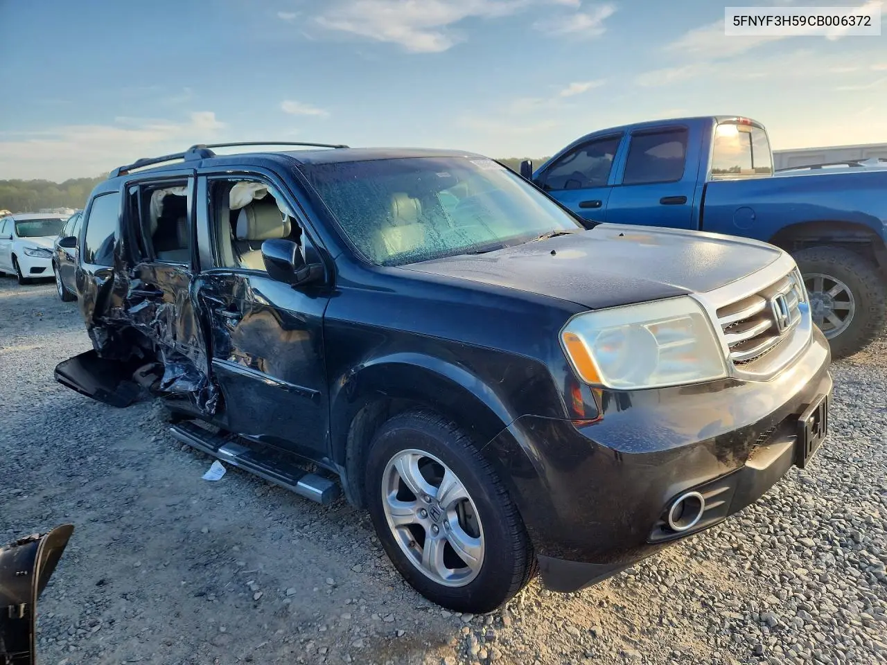 2012 HONDA PILOT VIN 5FNYF3H59CB006372 — фото 4