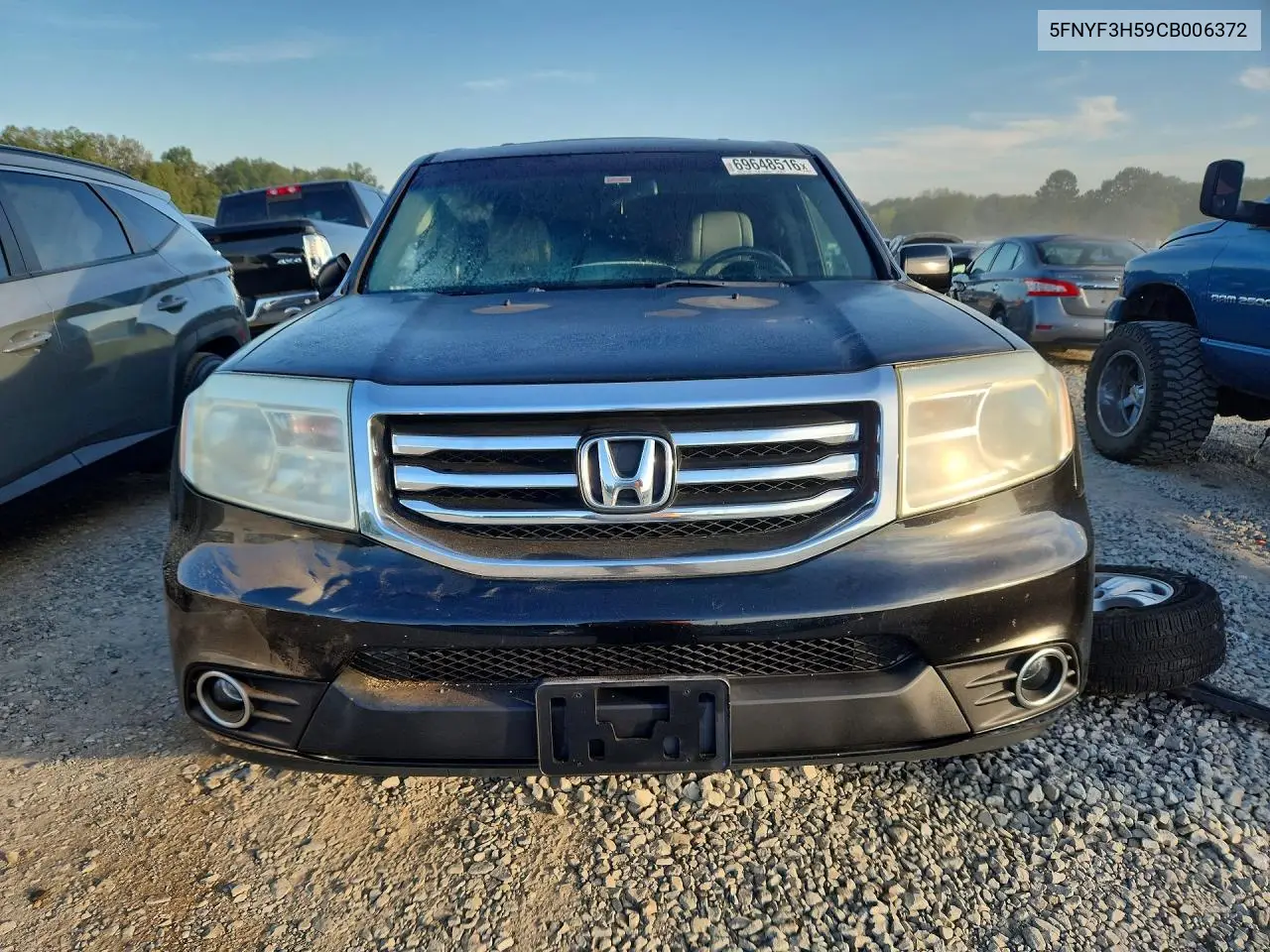 2012 HONDA PILOT VIN 5FNYF3H59CB006372 — фото 5