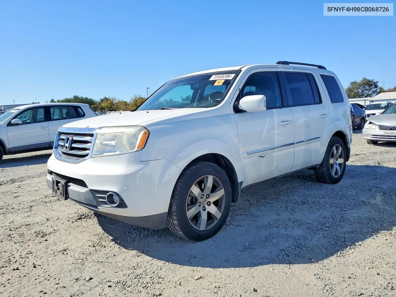 HONDA PILOT 2012, VIN 5FNYF4H98CB068726