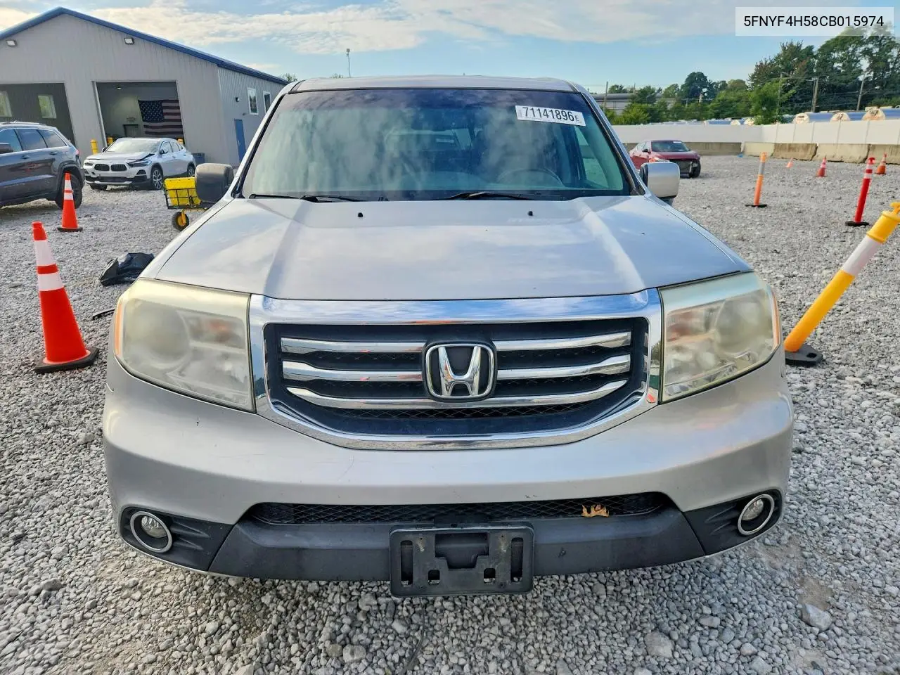 2012 HONDA PILOT VIN 5FNYF4H58CB015974 — фото 5