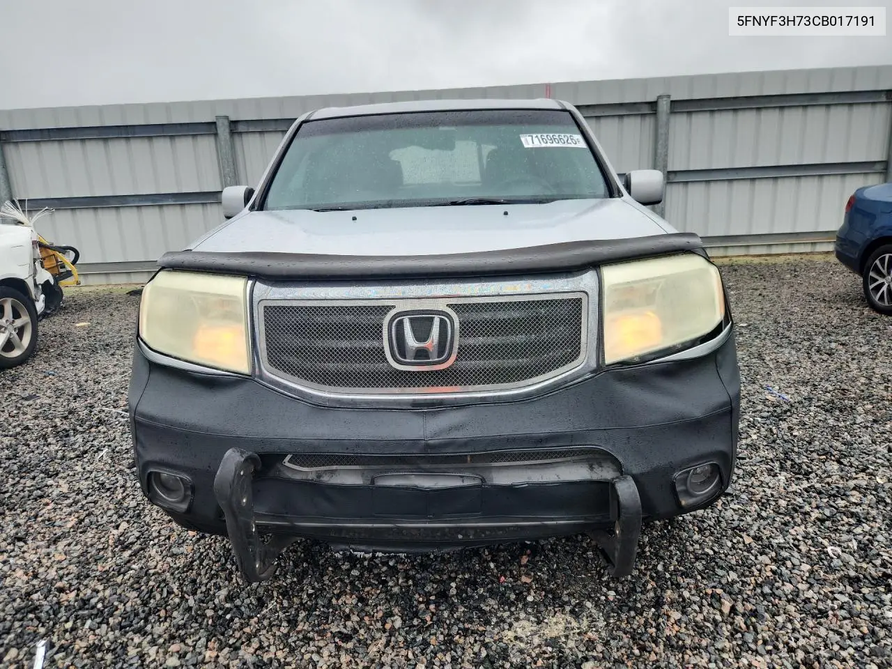 2012 HONDA PILOT VIN 5FNYF3H73CB017191 — фото 5