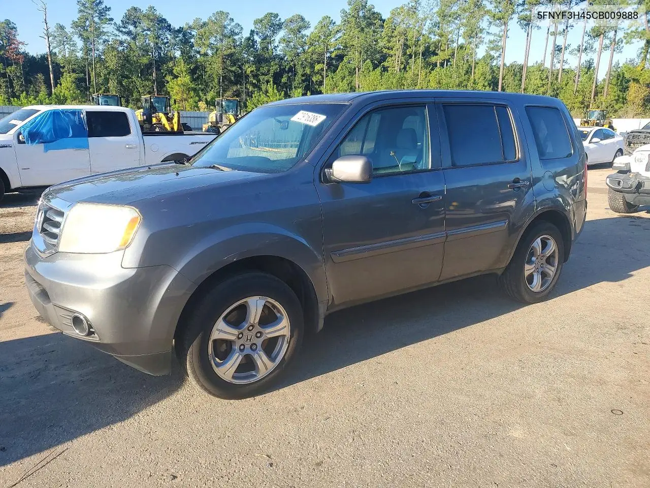 HONDA PILOT 2012, VIN 5FNYF3H45CB009888