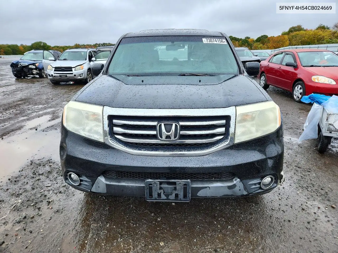 HONDA PILOT 2012, VIN 5FNYF4H54CB024669