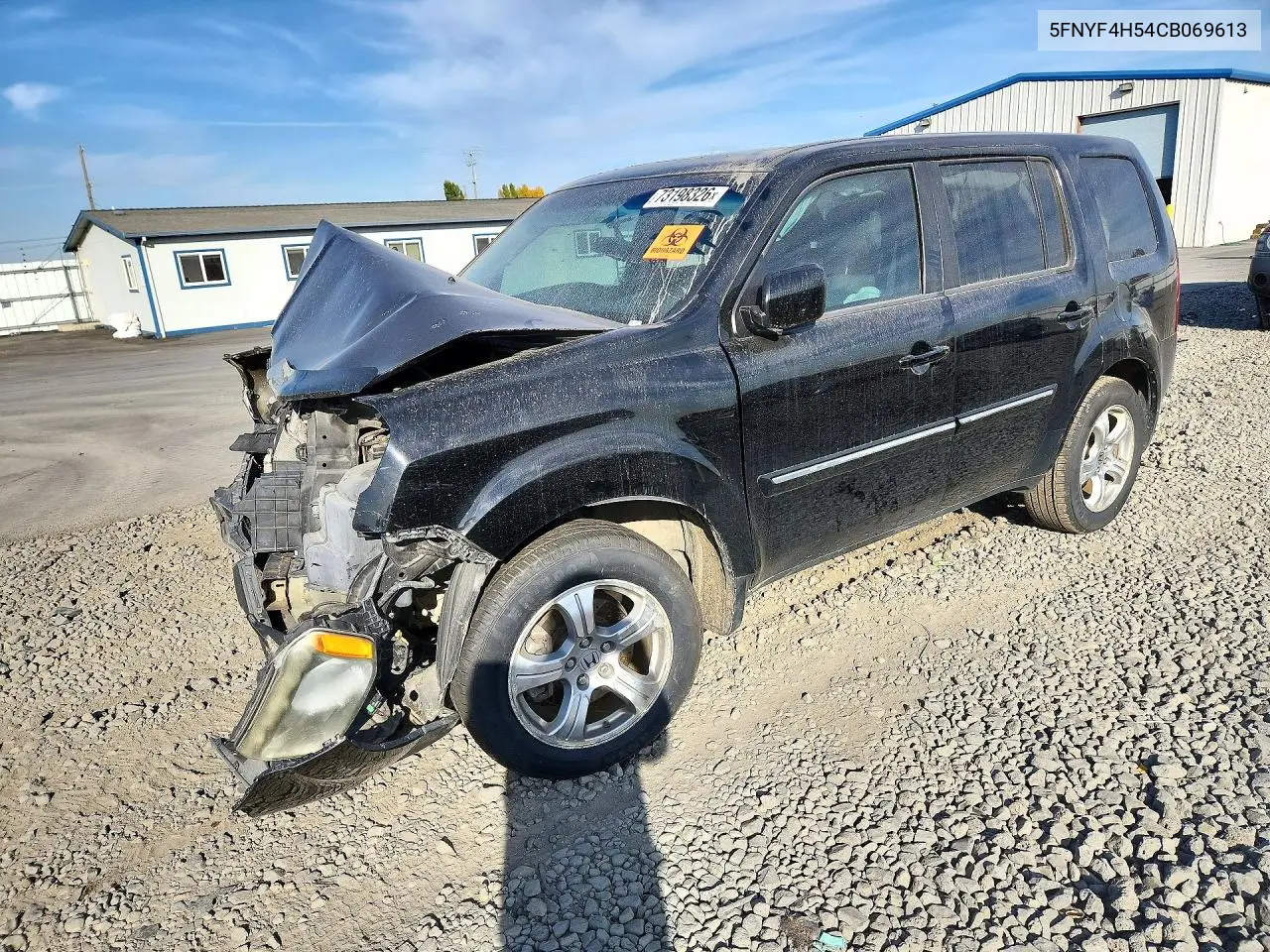 HONDA PILOT 2012, VIN 5FNYF4H54CB069613