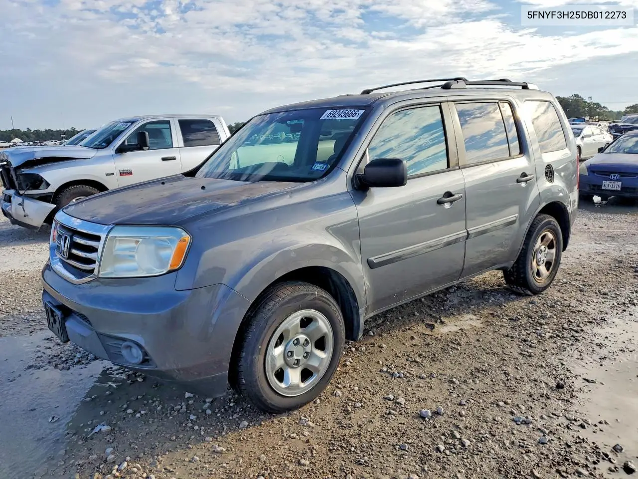 HONDA PILOT 2013, VIN 5FNYF3H25DB012273
