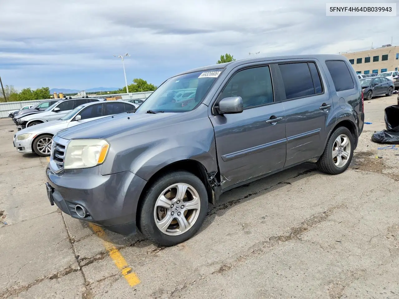 HONDA PILOT 2013, VIN 5FNYF4H64DB039943