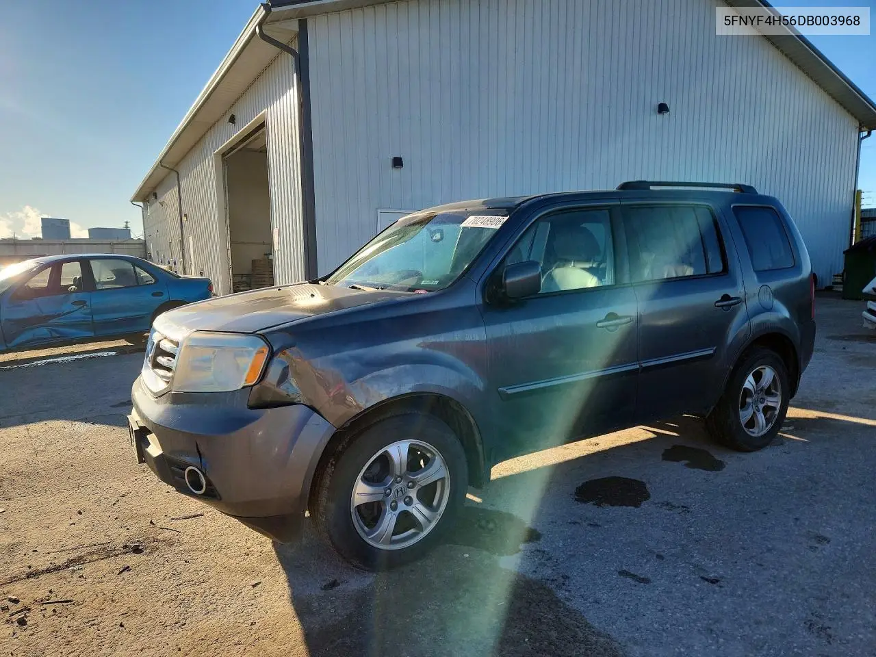 HONDA PILOT 2013, VIN 5FNYF4H56DB003968