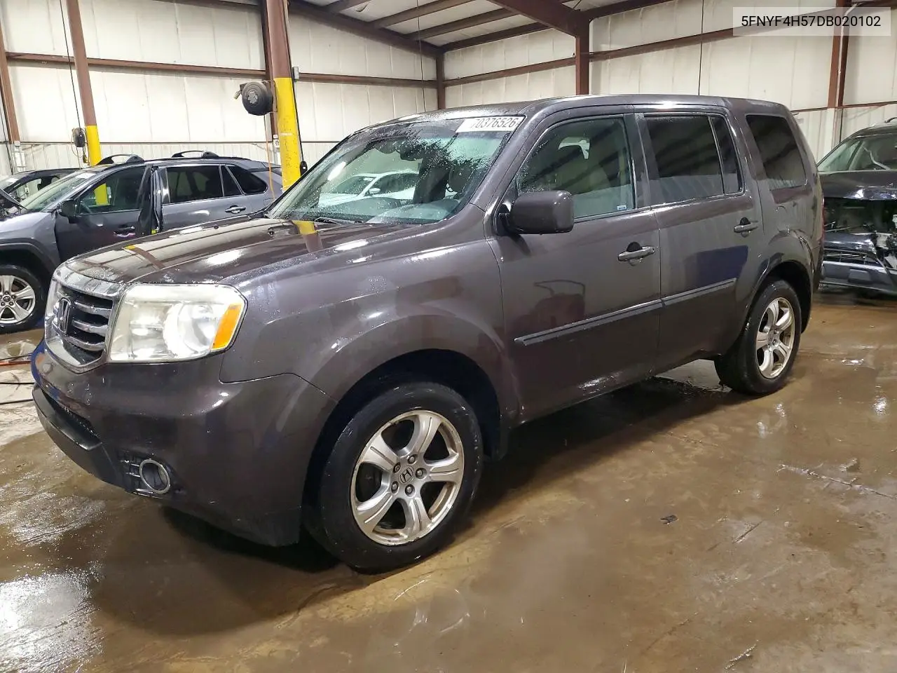 HONDA PILOT 2013, VIN 5FNYF4H57DB020102