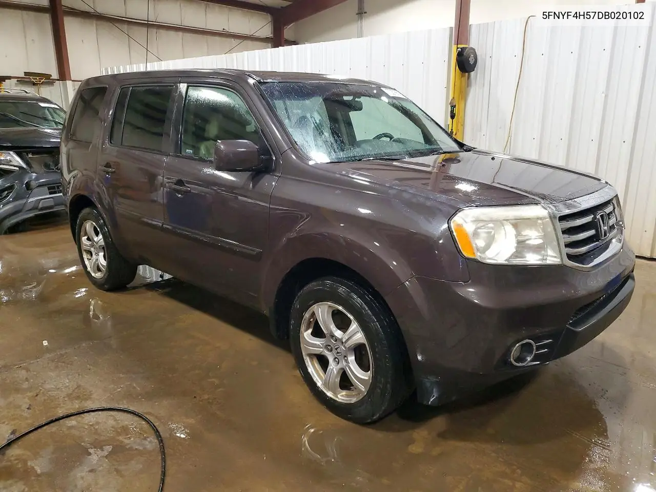 2013 HONDA PILOT VIN 5FNYF4H57DB020102 — фото 4