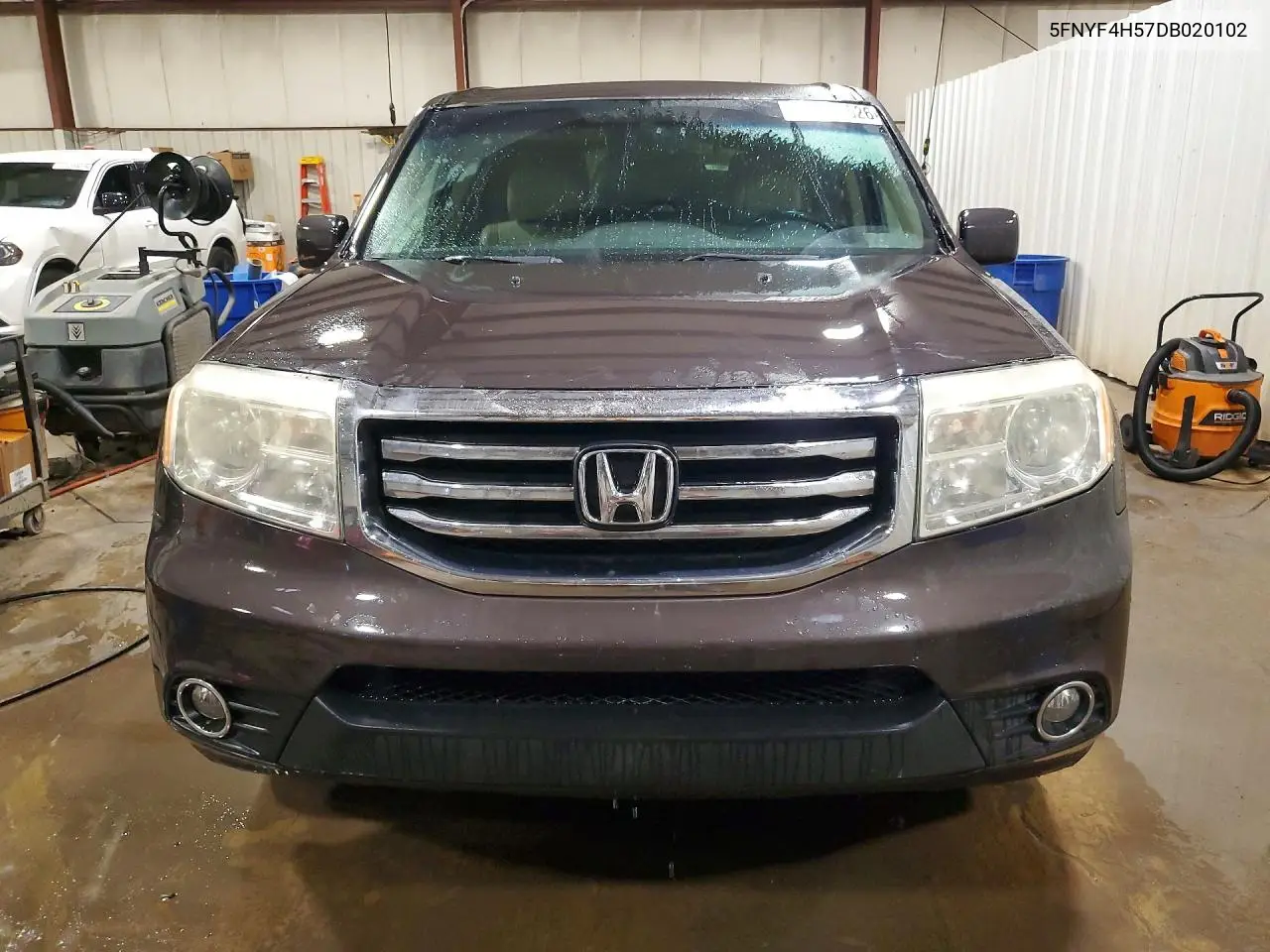 2013 HONDA PILOT VIN 5FNYF4H57DB020102 — фото 5