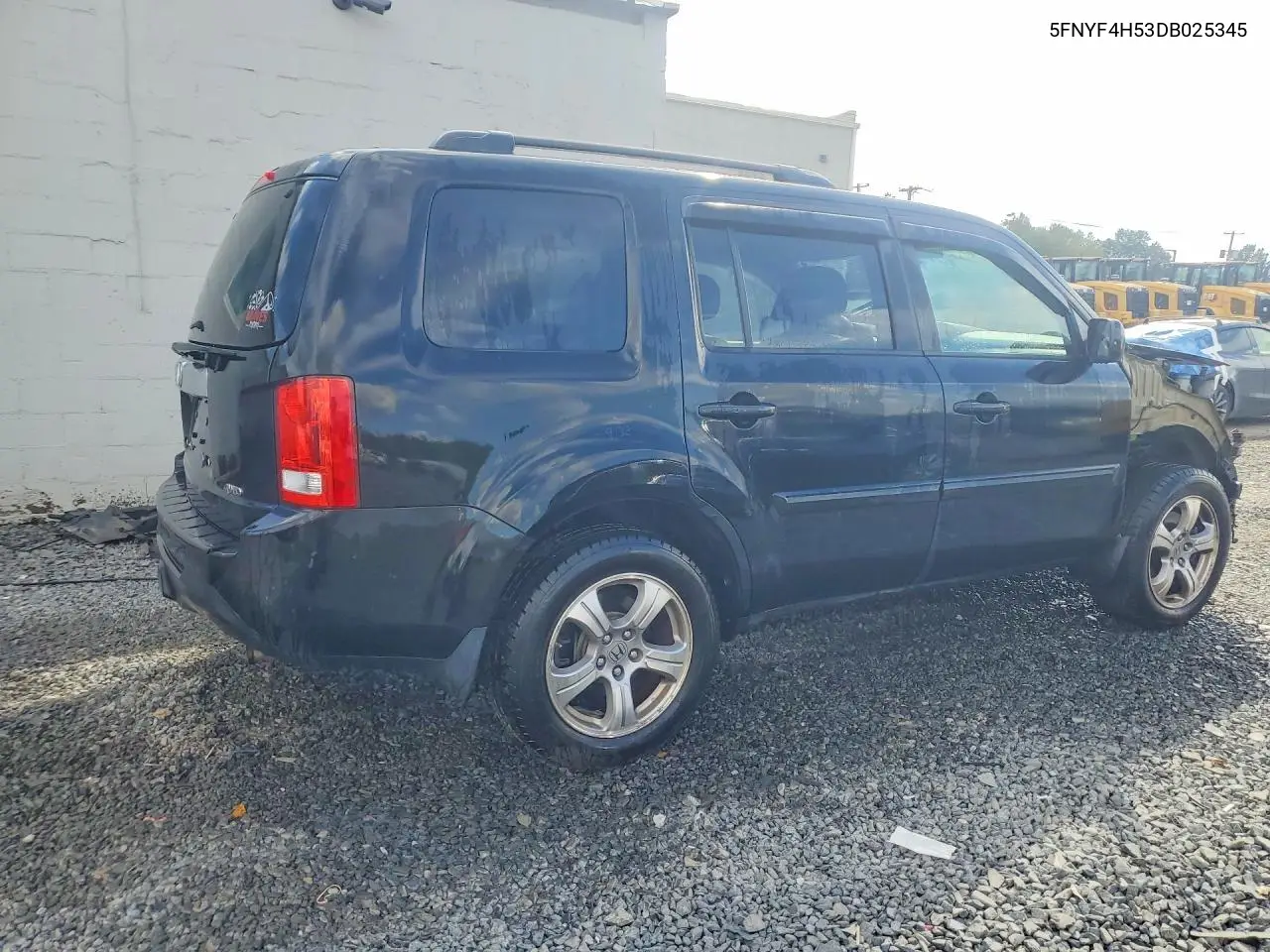 2013 HONDA PILOT VIN 5FNYF4H53DB025345 — фото 3