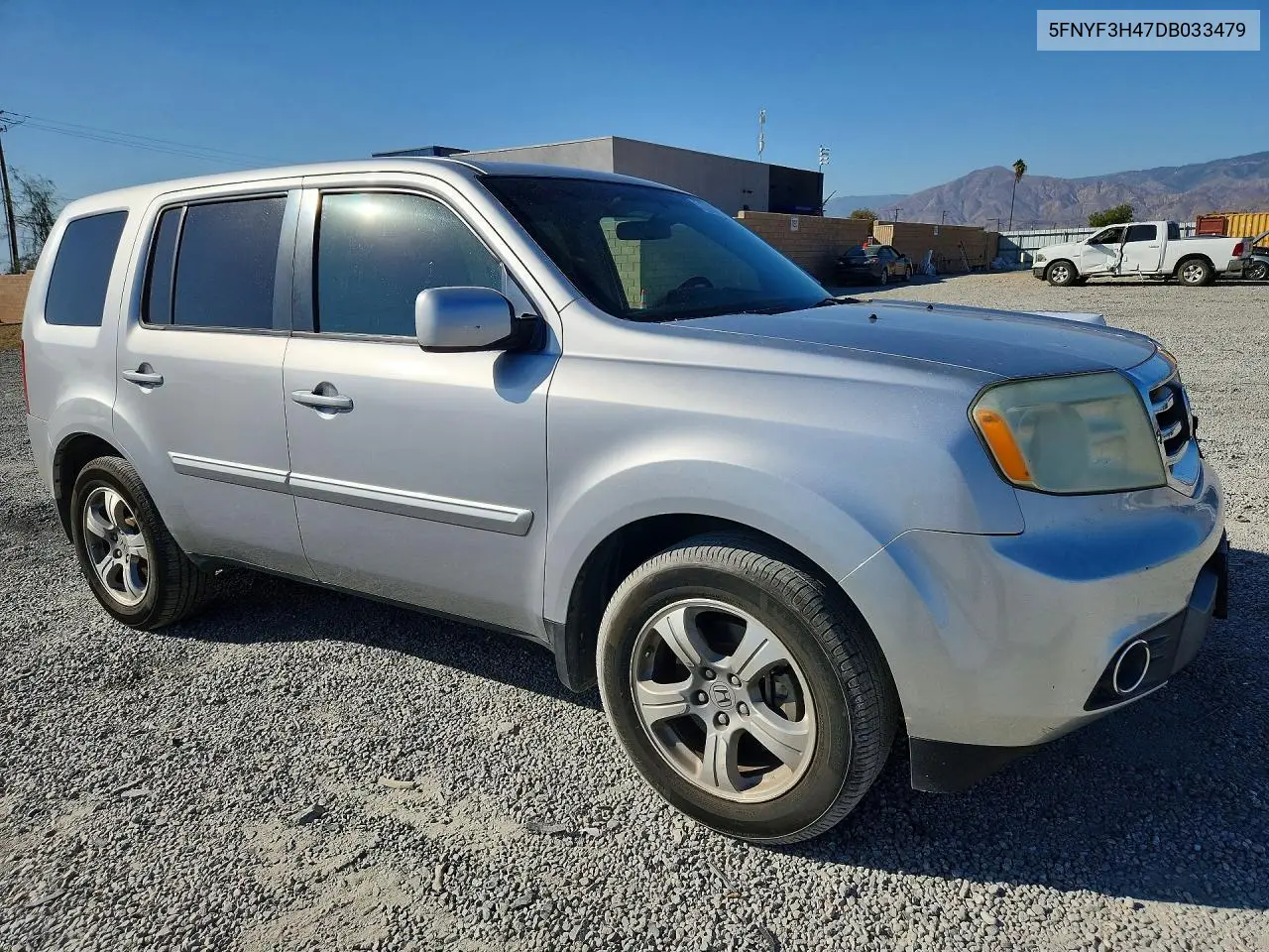 2013 HONDA PILOT VIN 5FNYF3H47DB033479 — фото 4