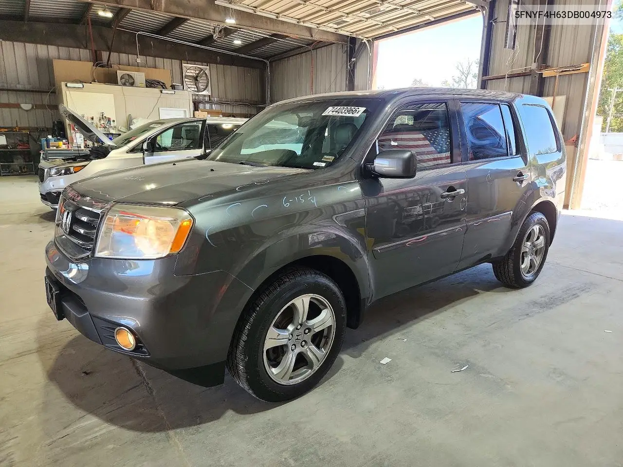 HONDA PILOT 2013, VIN 5FNYF4H63DB004973