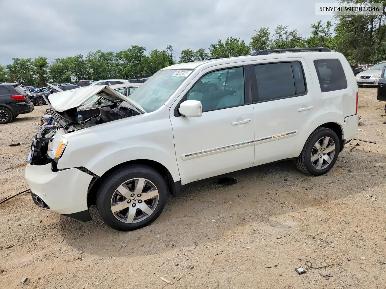 HONDA PILOT 2014, VIN 5FNYF4H99EB027346