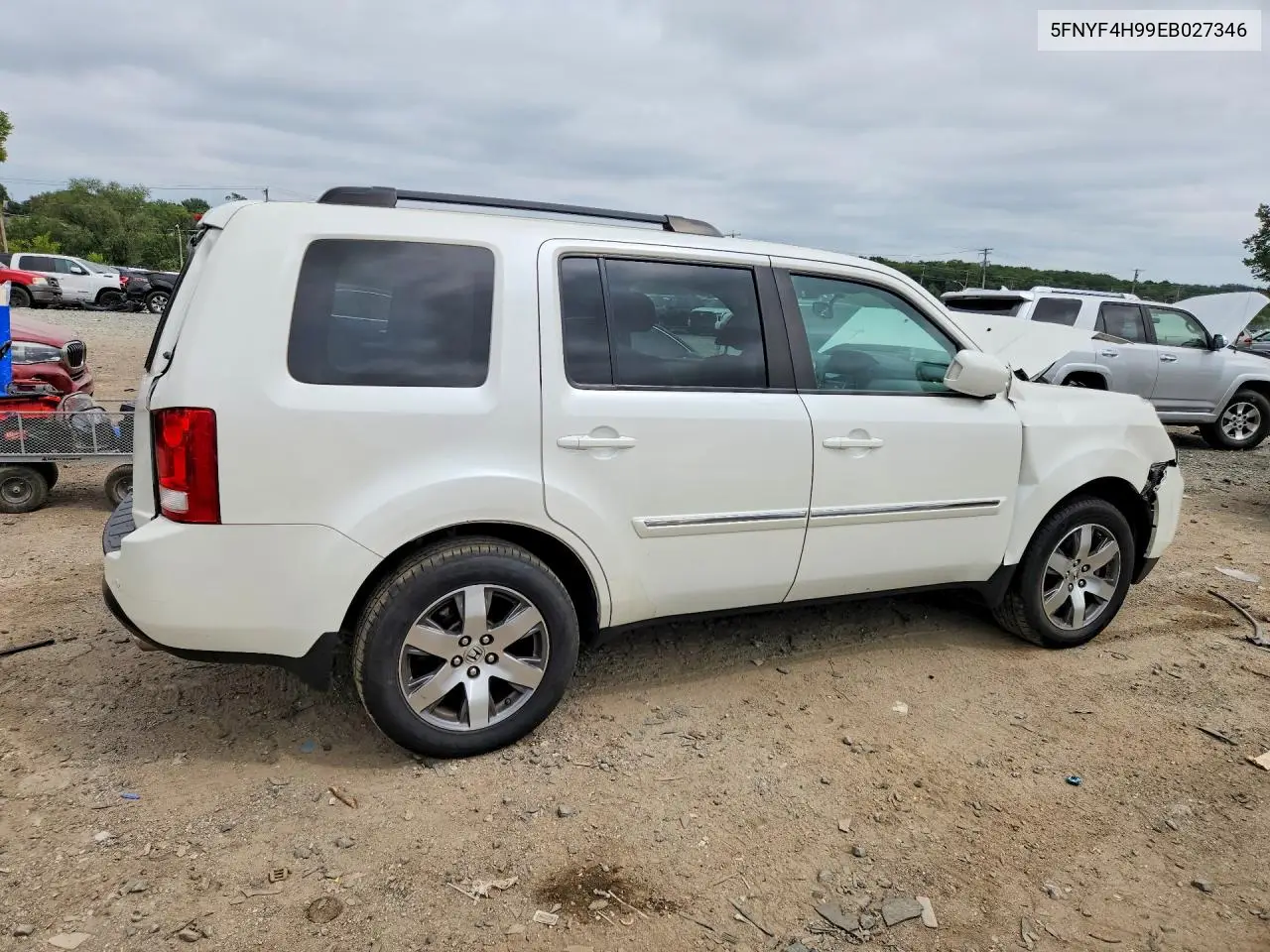 2014 HONDA PILOT VIN 5FNYF4H99EB027346 — фото 3