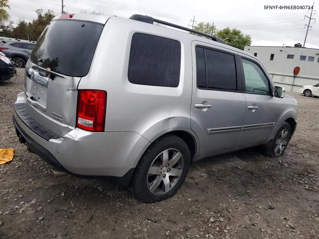 2014 HONDA PILOT VIN 5FNYF4H96EB040734 — фото 3