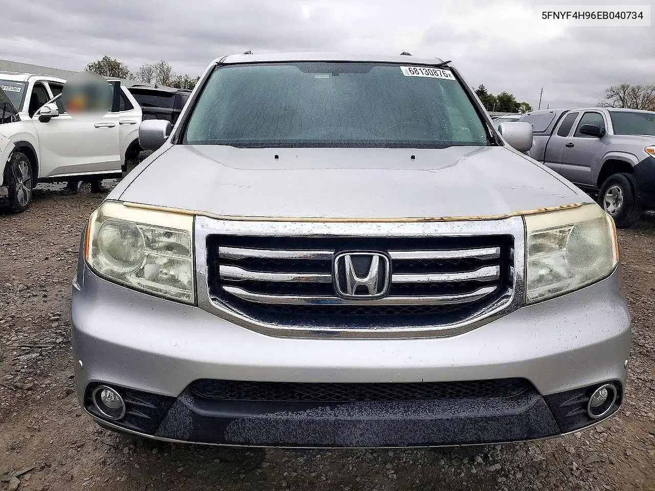 2014 HONDA PILOT VIN 5FNYF4H96EB040734 — фото 5