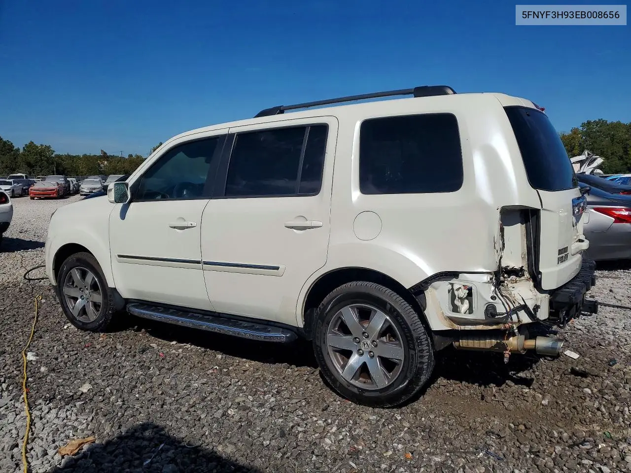 2014 HONDA PILOT VIN 5FNYF3H93EB008656 — фото 2