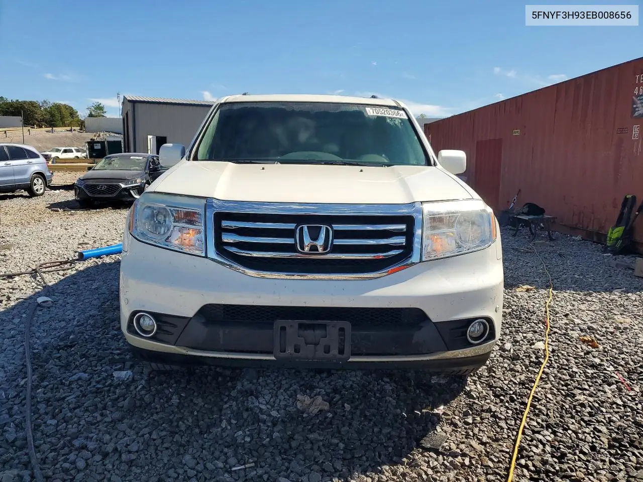 2014 HONDA PILOT VIN 5FNYF3H93EB008656 — фото 5
