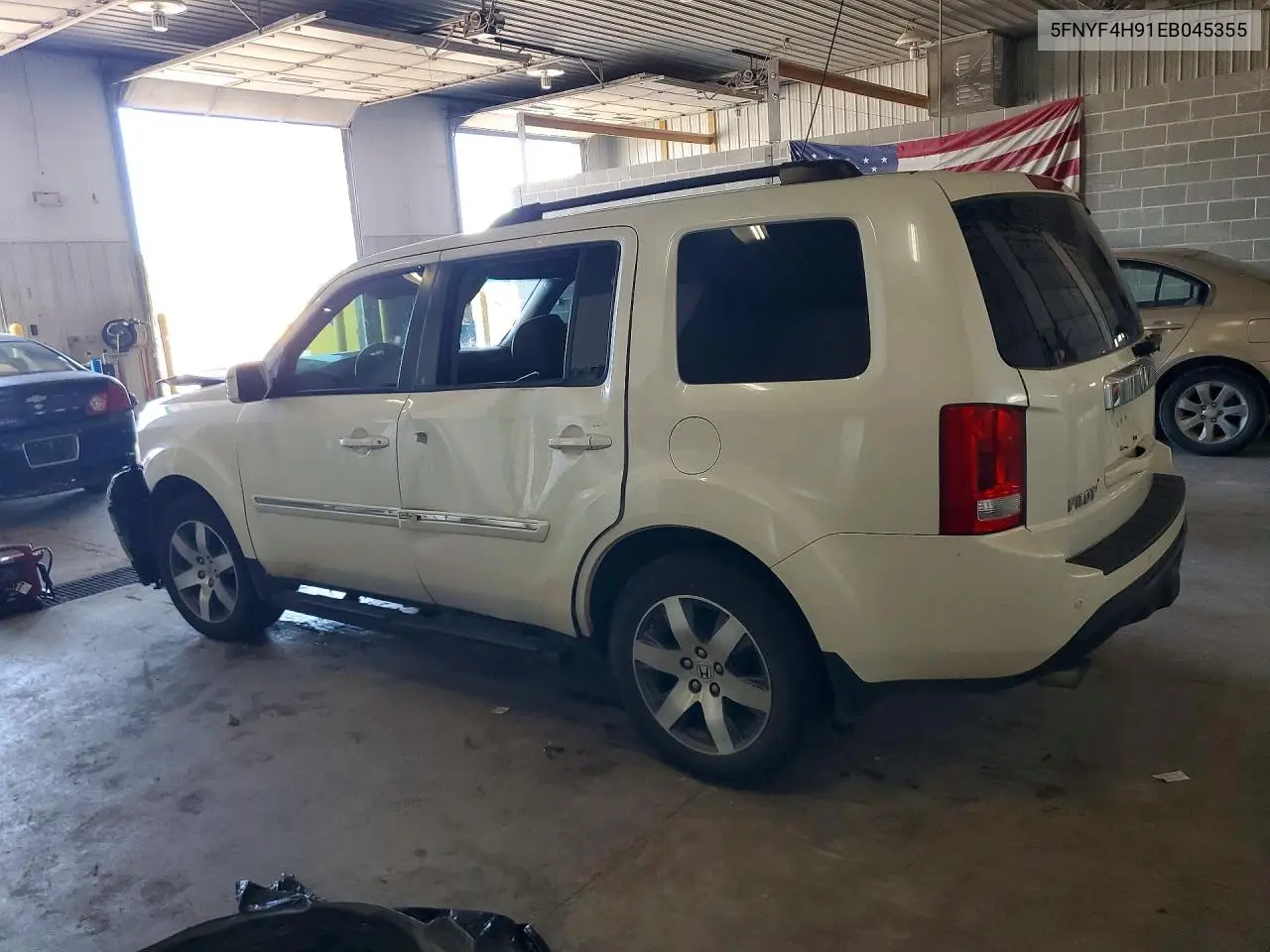 2014 HONDA PILOT VIN 5FNYF4H91EB045355 — фото 2