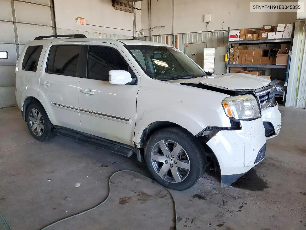 2014 HONDA PILOT VIN 5FNYF4H91EB045355 — фото 4