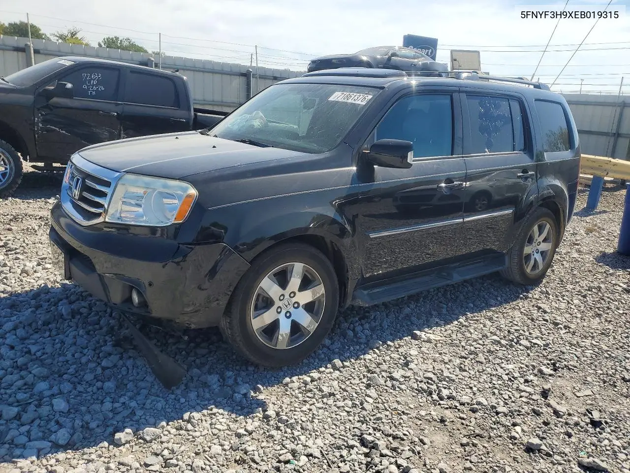 HONDA PILOT 2014, VIN 5FNYF3H9XEB019315