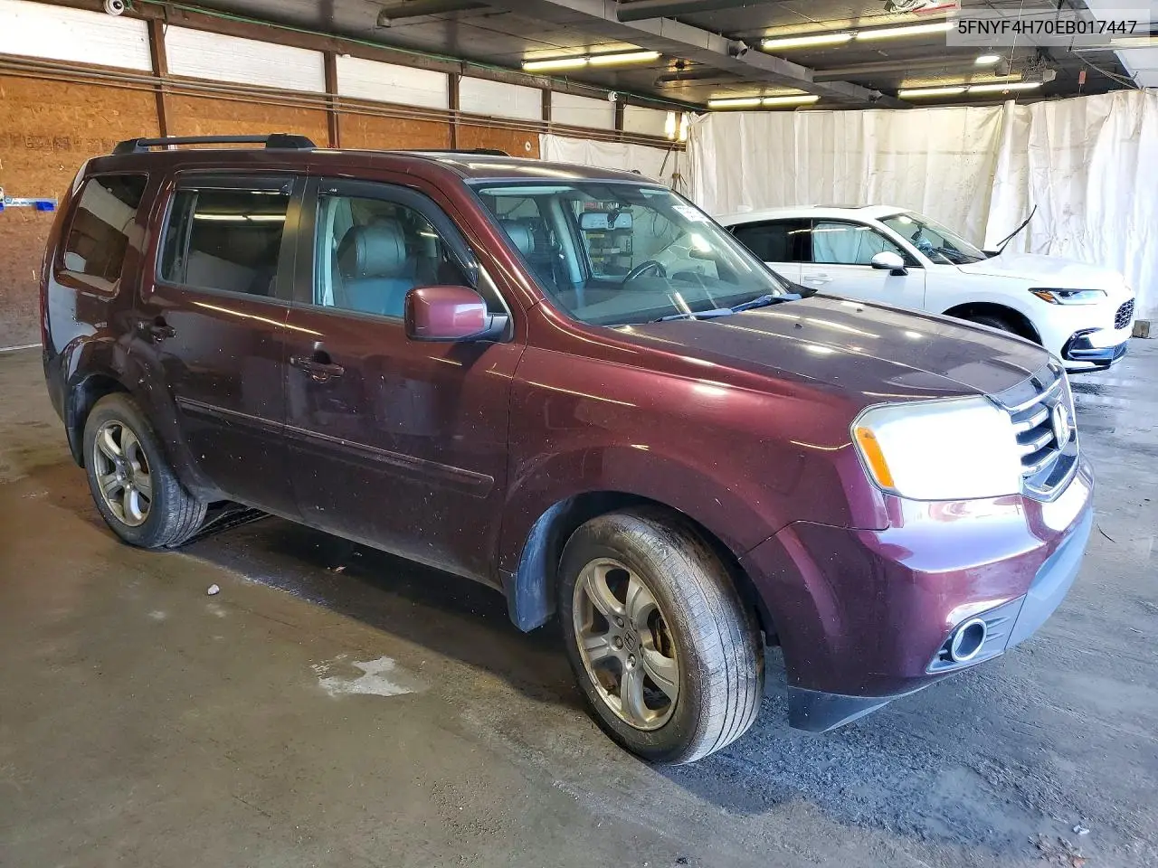 2014 HONDA PILOT VIN 5FNYF4H70EB017447 — фото 4