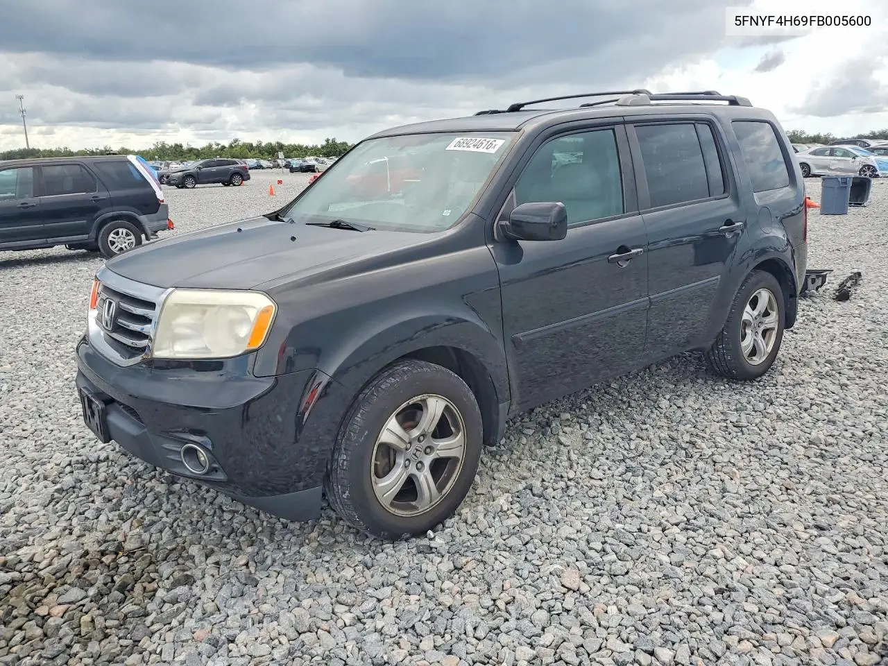 HONDA PILOT 2015, VIN 5FNYF4H69FB005600