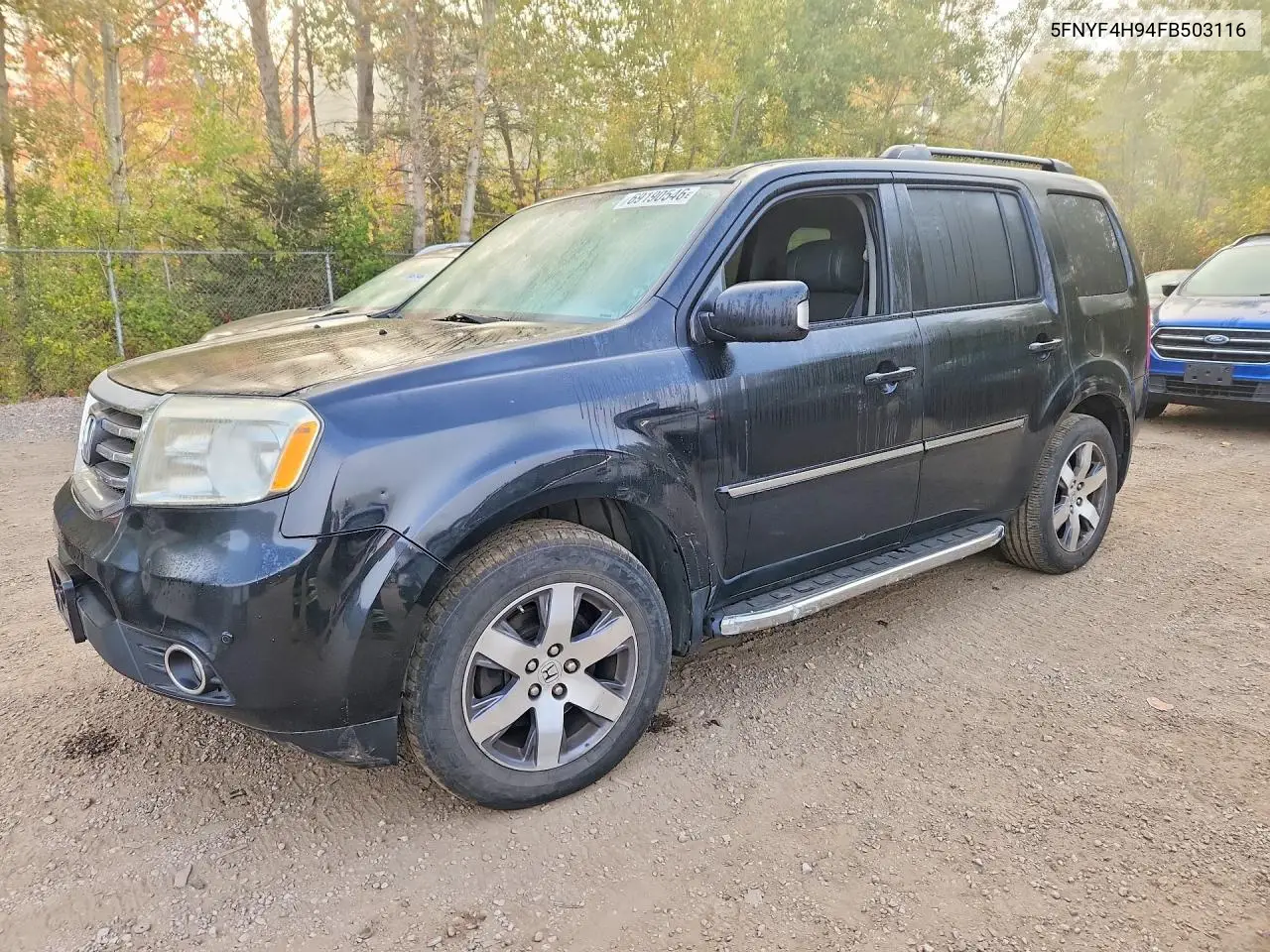HONDA PILOT 2015, VIN 5FNYF4H94FB503116