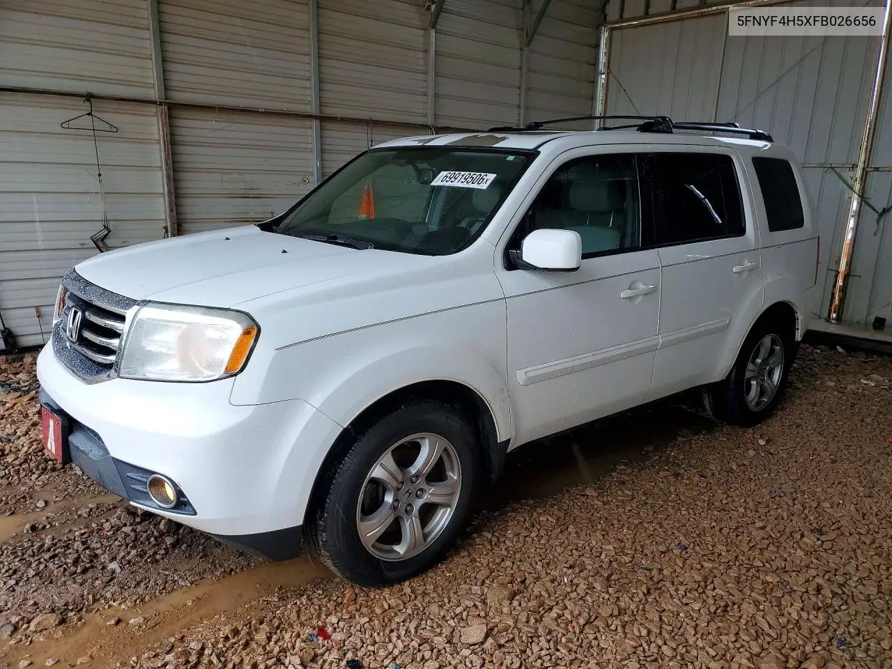 HONDA PILOT 2015, VIN 5FNYF4H5XFB026656