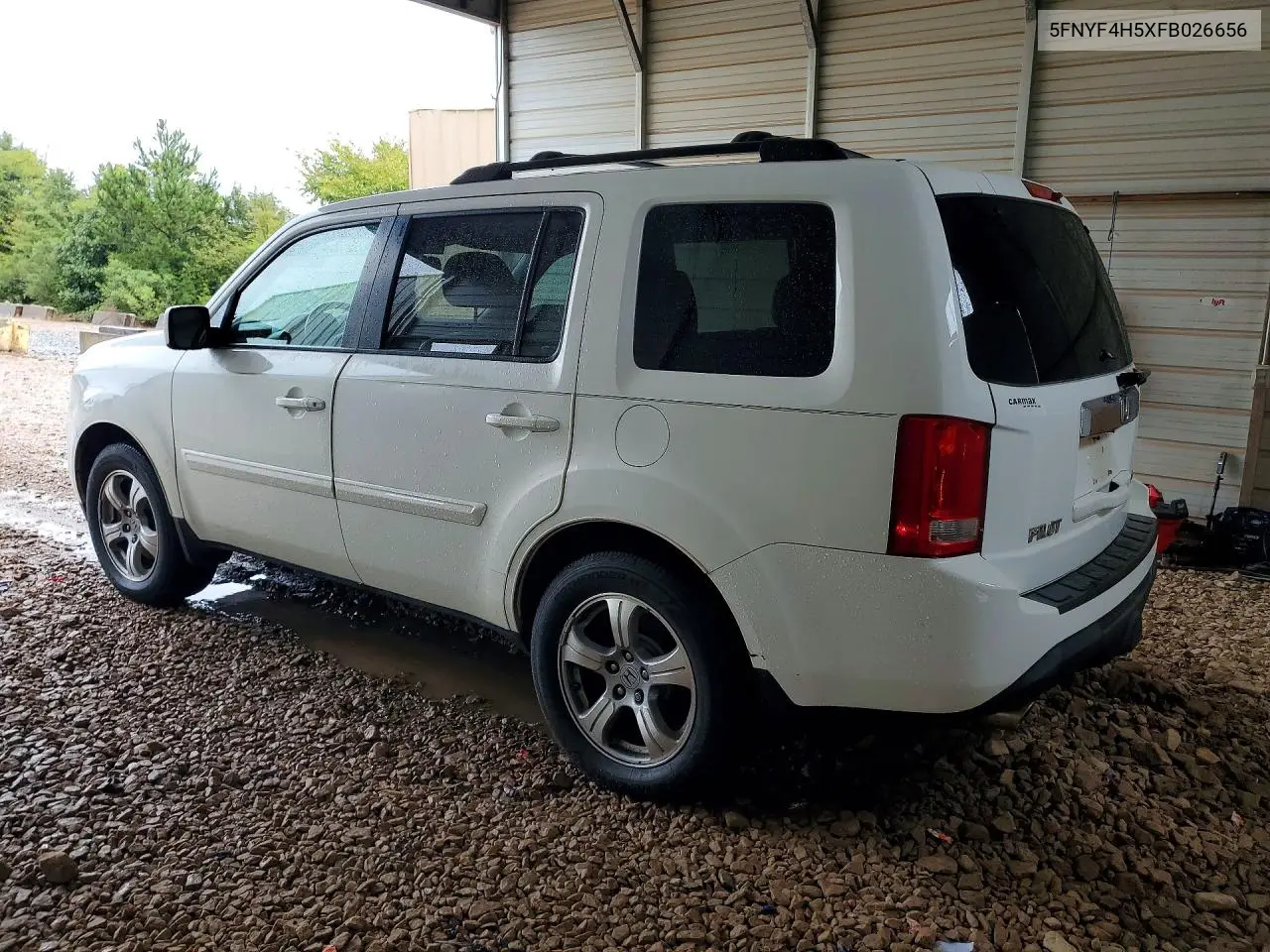 2015 HONDA PILOT VIN 5FNYF4H5XFB026656 — фото 2