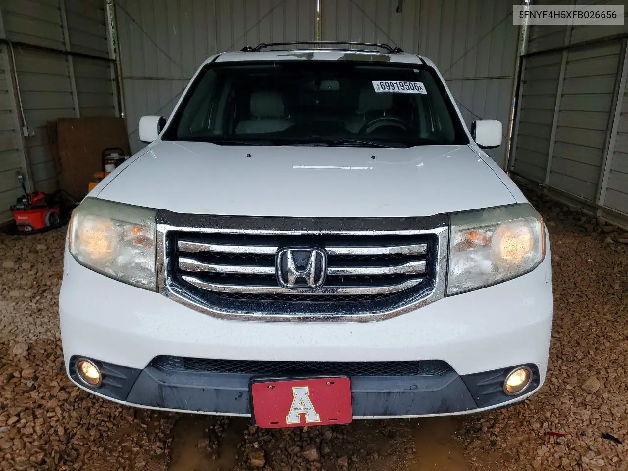 2015 HONDA PILOT VIN 5FNYF4H5XFB026656 — фото 5