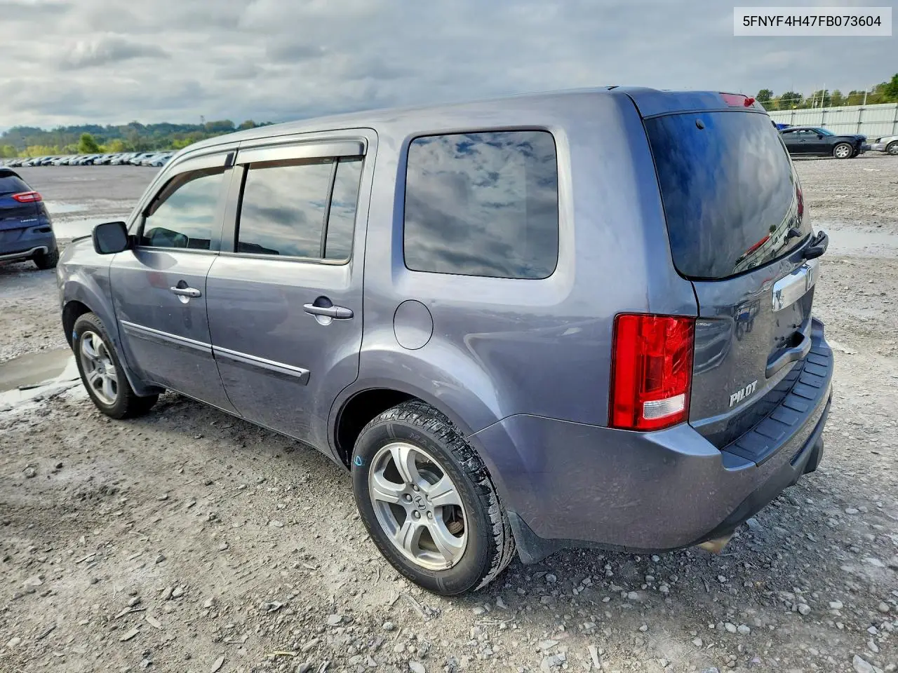 2015 HONDA PILOT VIN 5FNYF4H47FB073604 — фото 2